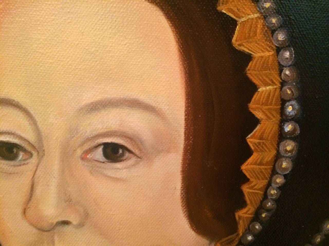 Reinterpretation of Anne Boleyn - Painting by Roger Bole