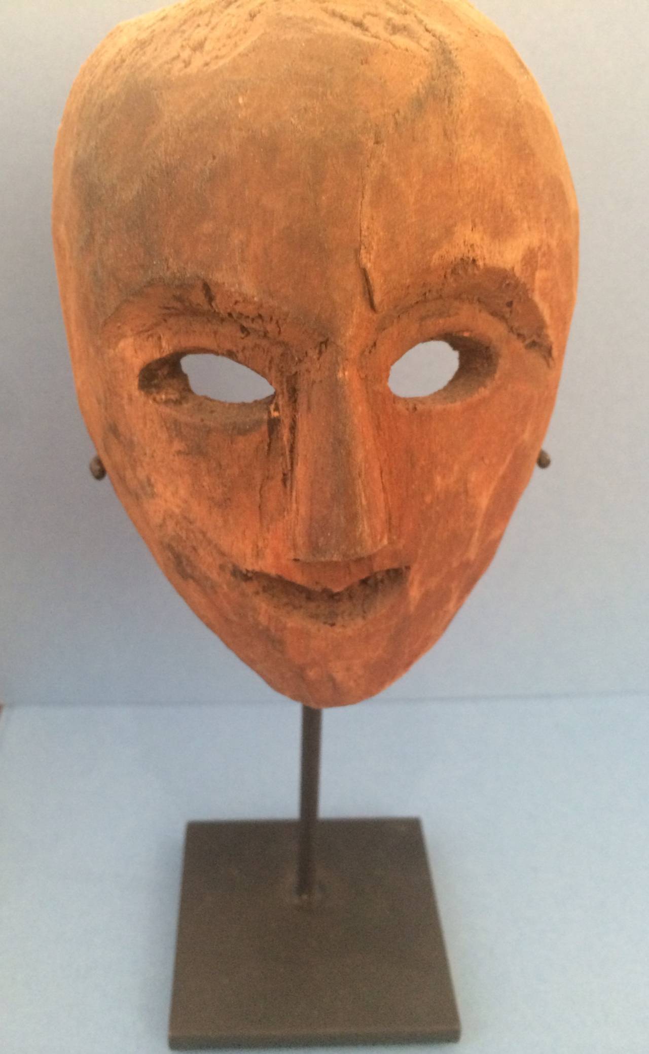 Nepalese Mask - Sculpture by Unknown