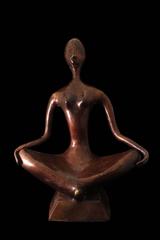 Seated Yoga Statue