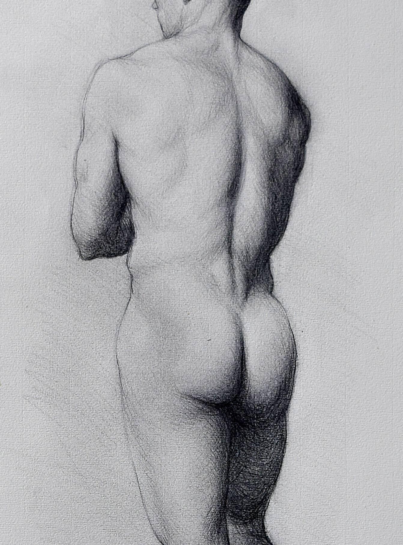 Back Study of Adriano - Art by Matthew Collins