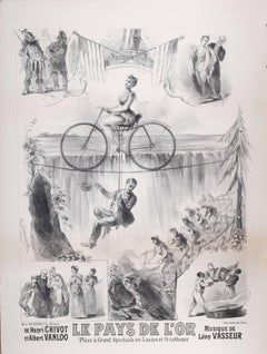 Antique Poster design for a musical play