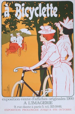 A' Bicyclette, exposition - vente d'affiches originales 1900