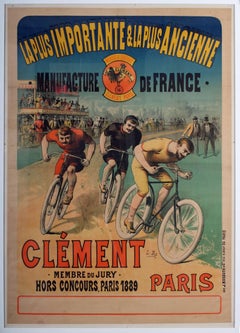 La plus importante et la plus ancienne fabrication (affiche de cycle originale)