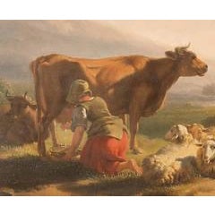 A milkmaid at dusk 12