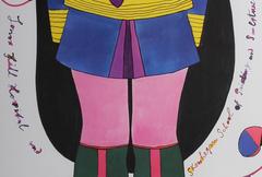 American Pop art artist, Richard Lindner exhibition poster