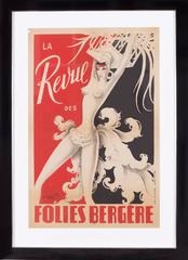 La Revue des Folies Bergere, signed by M. Gyarmathy (Miss Bluebell), 1951