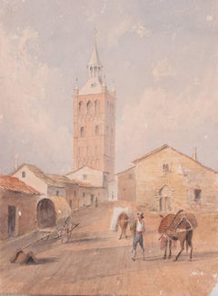 A Moorish tower at Illescas (between Madrid and Toledo)