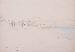 Antique Tudela, Bridge and Castle looking North, 1840