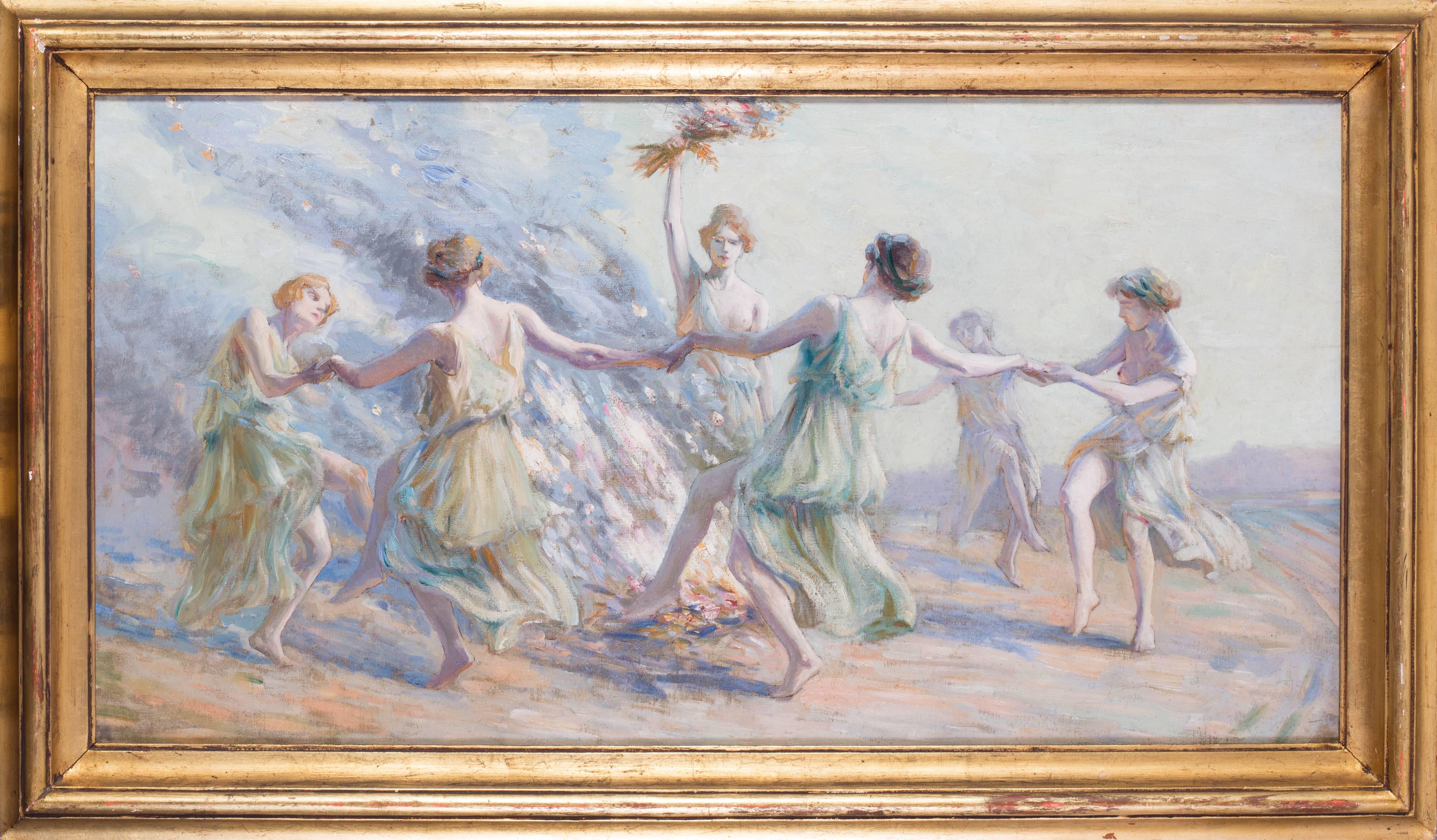 dancing maidens painting