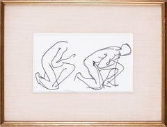 Abstract Figurative Drawings and Watercolors