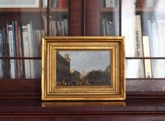 Figures in an Italianate Square