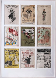 Copertine originali di spartiti britannici dell'inizio del XIX secolo
