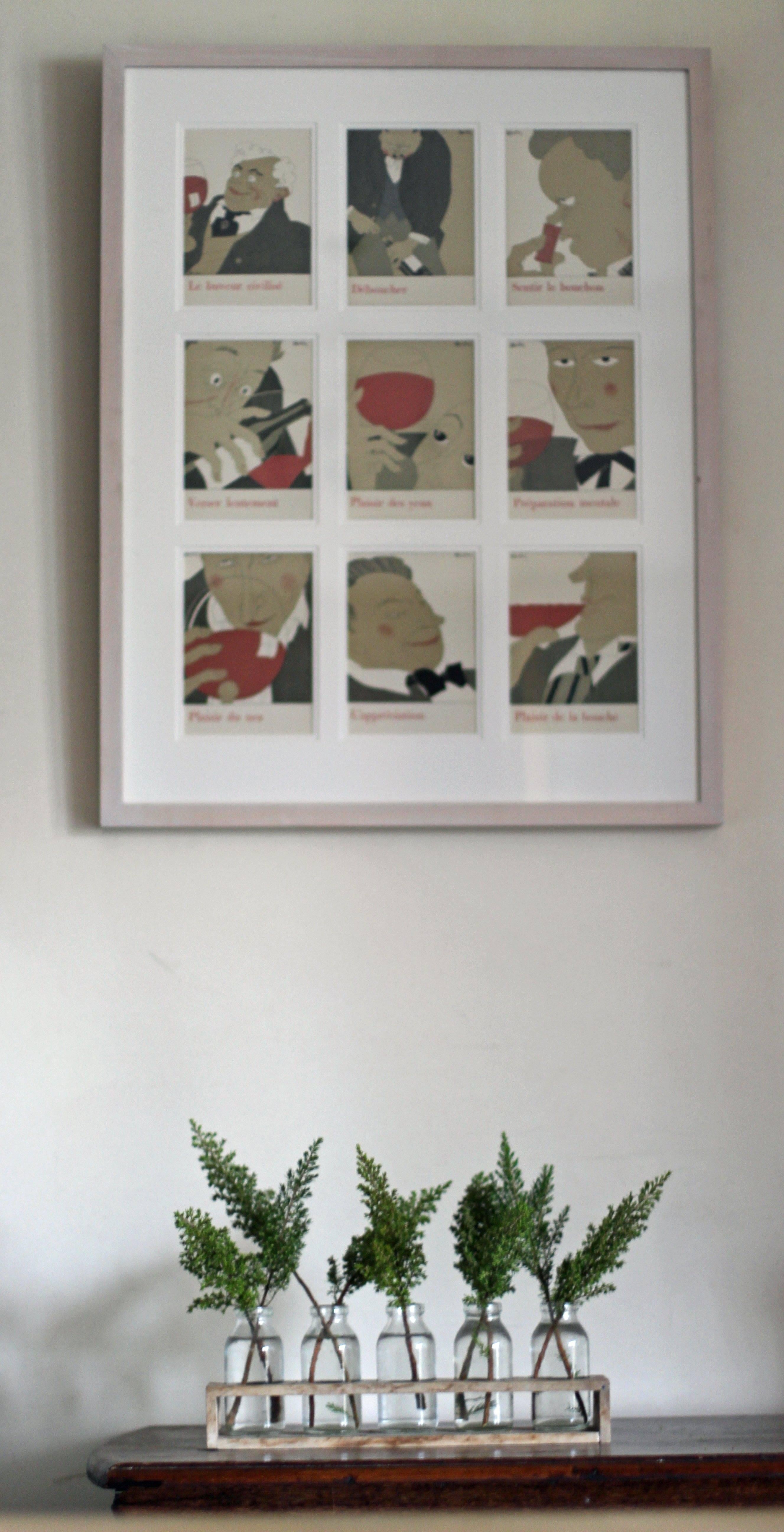 Illustrations from the book 'L'art de boire' - Print by Charles Martin