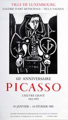 Picasso exhibiton poster for Ville de Luxembourg, Galerie d’art municipal 