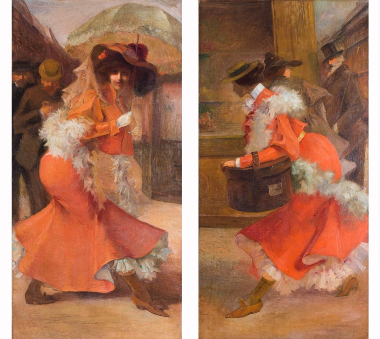 A.D. Rahn - Making her Appearance, Painting at 1stdibs