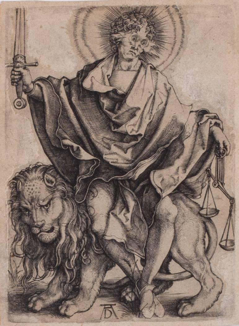 Albrecht Dürer Figurative Print - Sol Justitiae