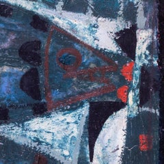 Study of Fish by Spanish artist Augustin Ubeda, 1957, oil on canvas