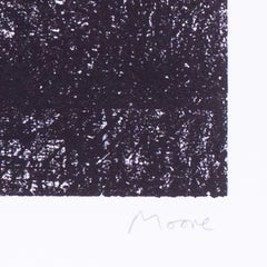 Henry Moore OM CH FBA, lithographie signée et numérotée, « Lullaby », tirée du recueil *Auden Poems*
