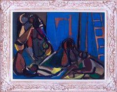La Deposizione dalla croce, Marcel Mouly, metà del XX secolo, guazzo, post-impressionista