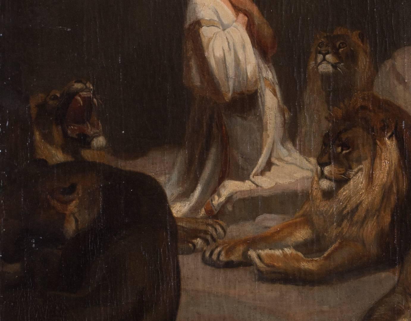 Daniel and the lions - Painting by Unknown