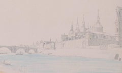 Zaragoza – New cathedral de la Virgin del Pilar, Spain, 1840