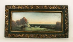 Antique Crashing Waves Seascape