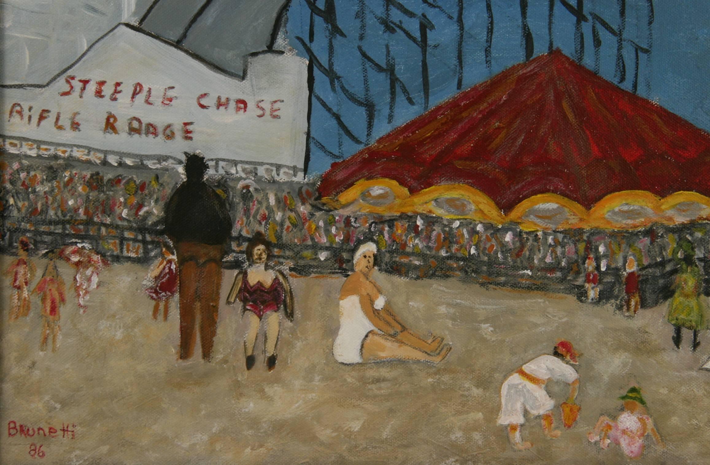 Coney Island - Painting by Unknown