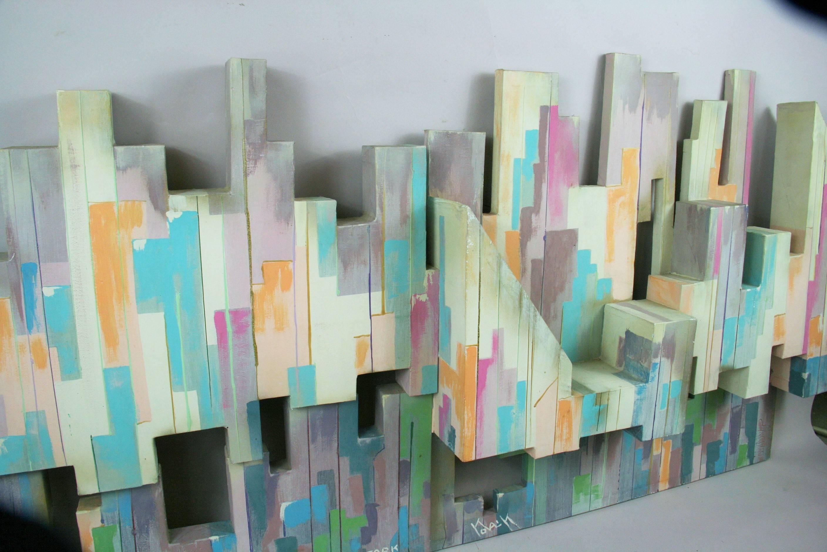  NYC Sculptural Painting by Yolay 4