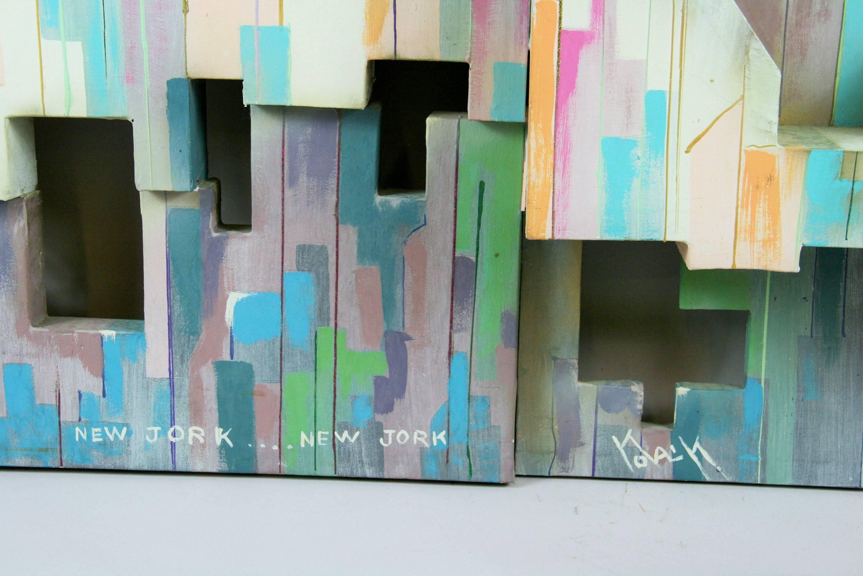  NYC Sculptural Painting by Yolay 2