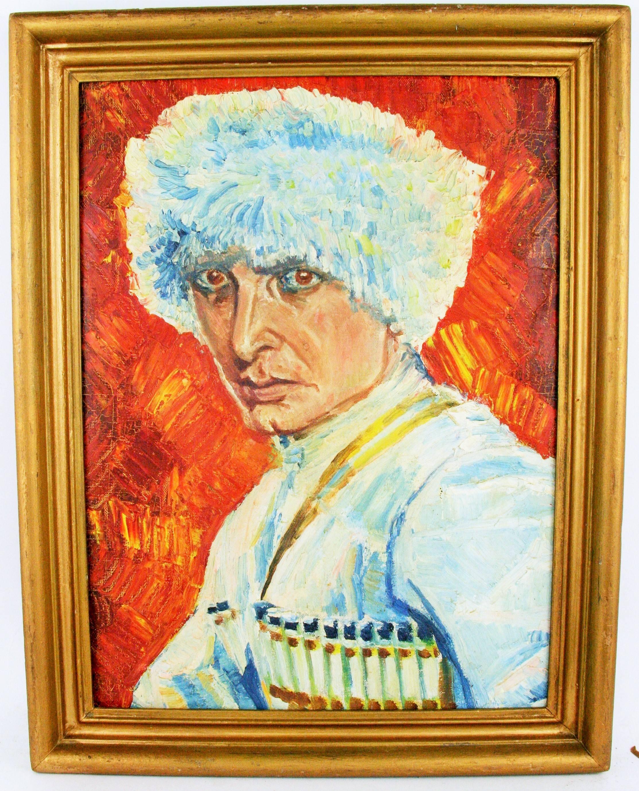 Unknown Figurative Painting - Russian Officer