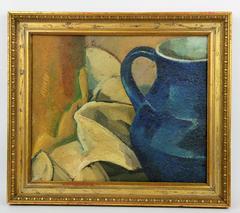 Blue Pitcher  Painting