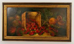 Strawberry Still Life Painting