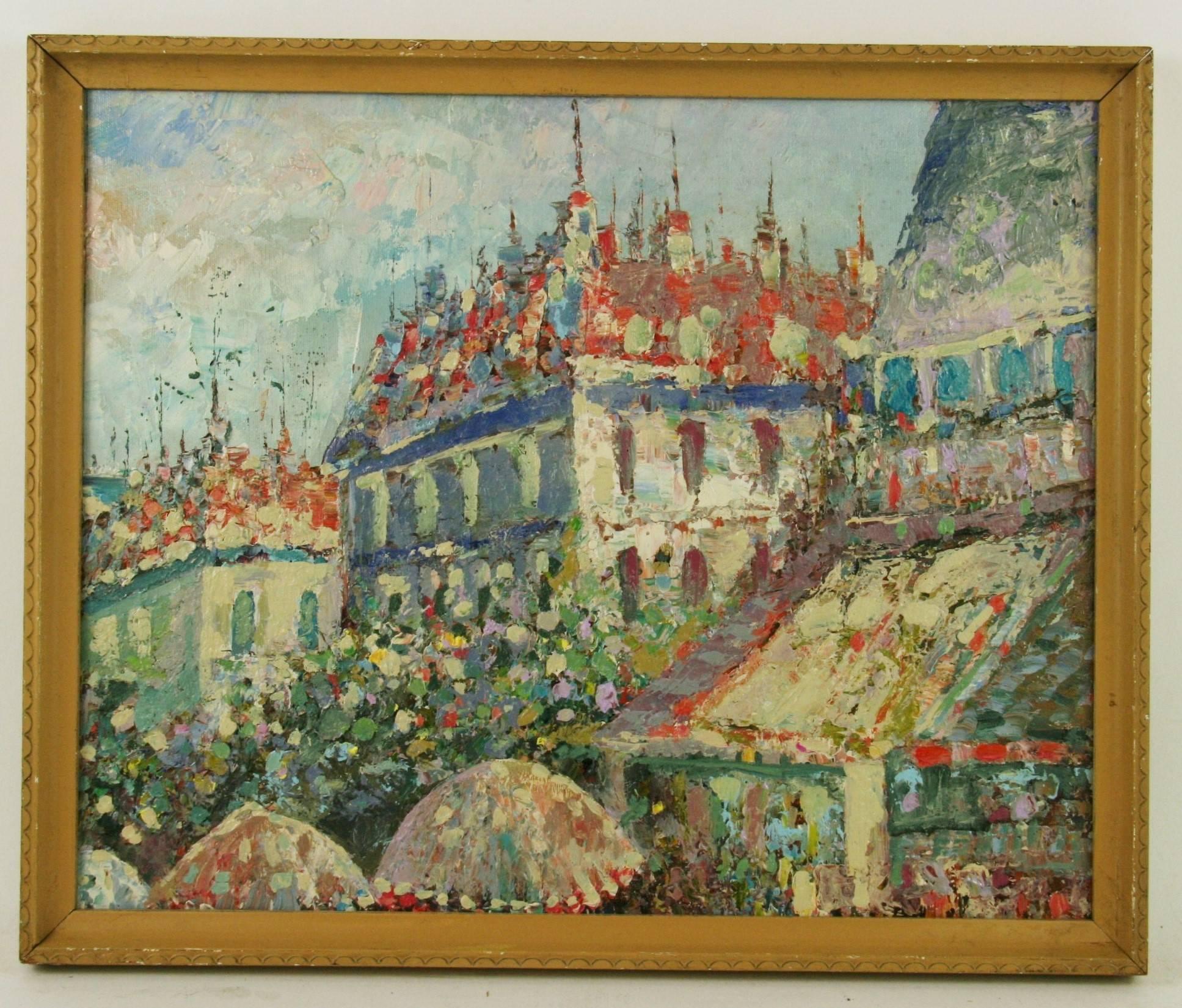 Unknown Landscape Painting - Impressionist Paris 
