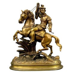 Man on Horseback Sculpture