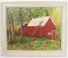 Red Barn Painting