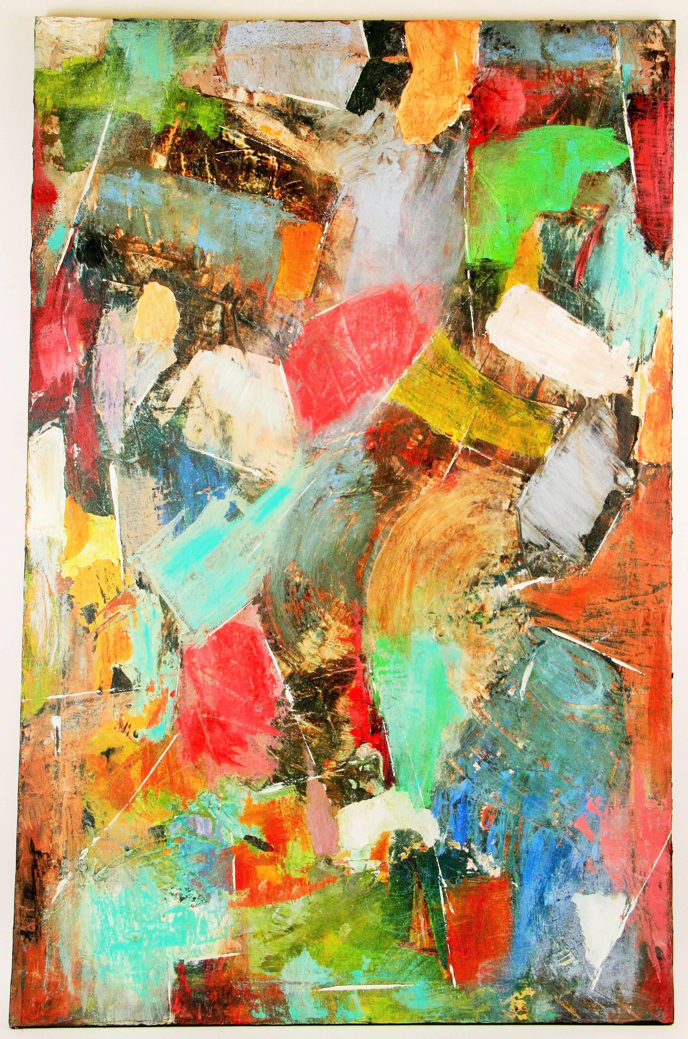 Unknown Abstract Painting - oversized Abstract Palette by Marfe