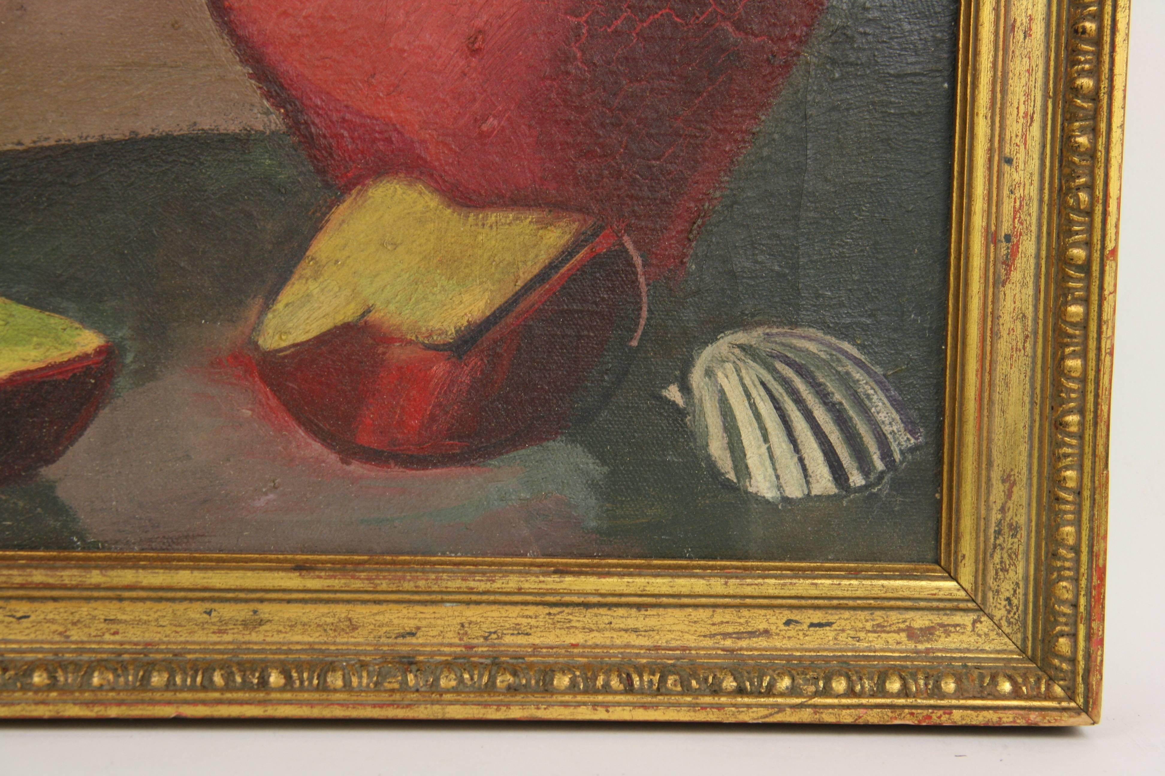 Impressionist Stillife Red Pot Painting 1