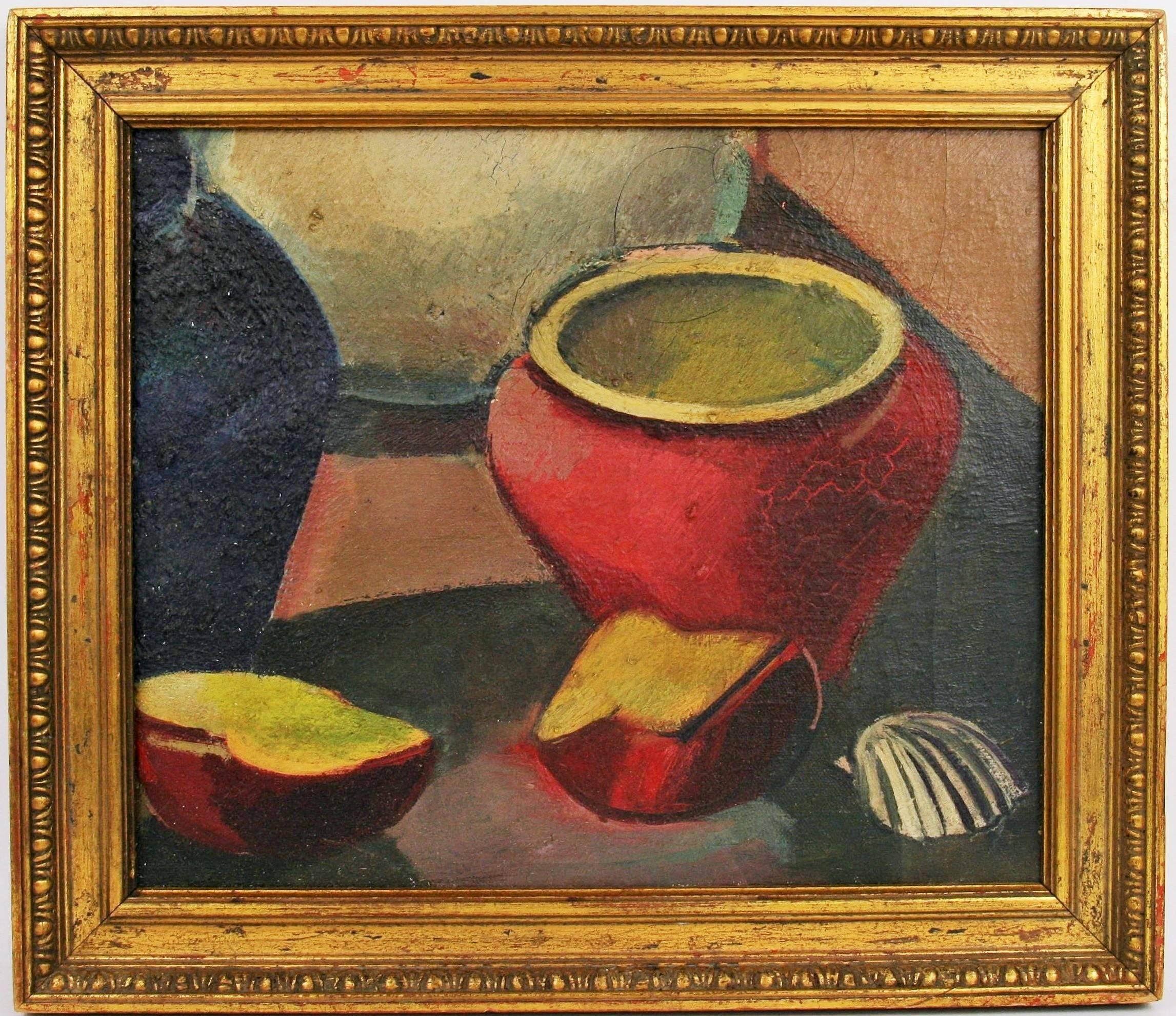 Impressionist Stillife Red Pot Painting 2