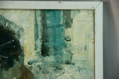 Parian Impressionist Flower Vendor Oil Painting
