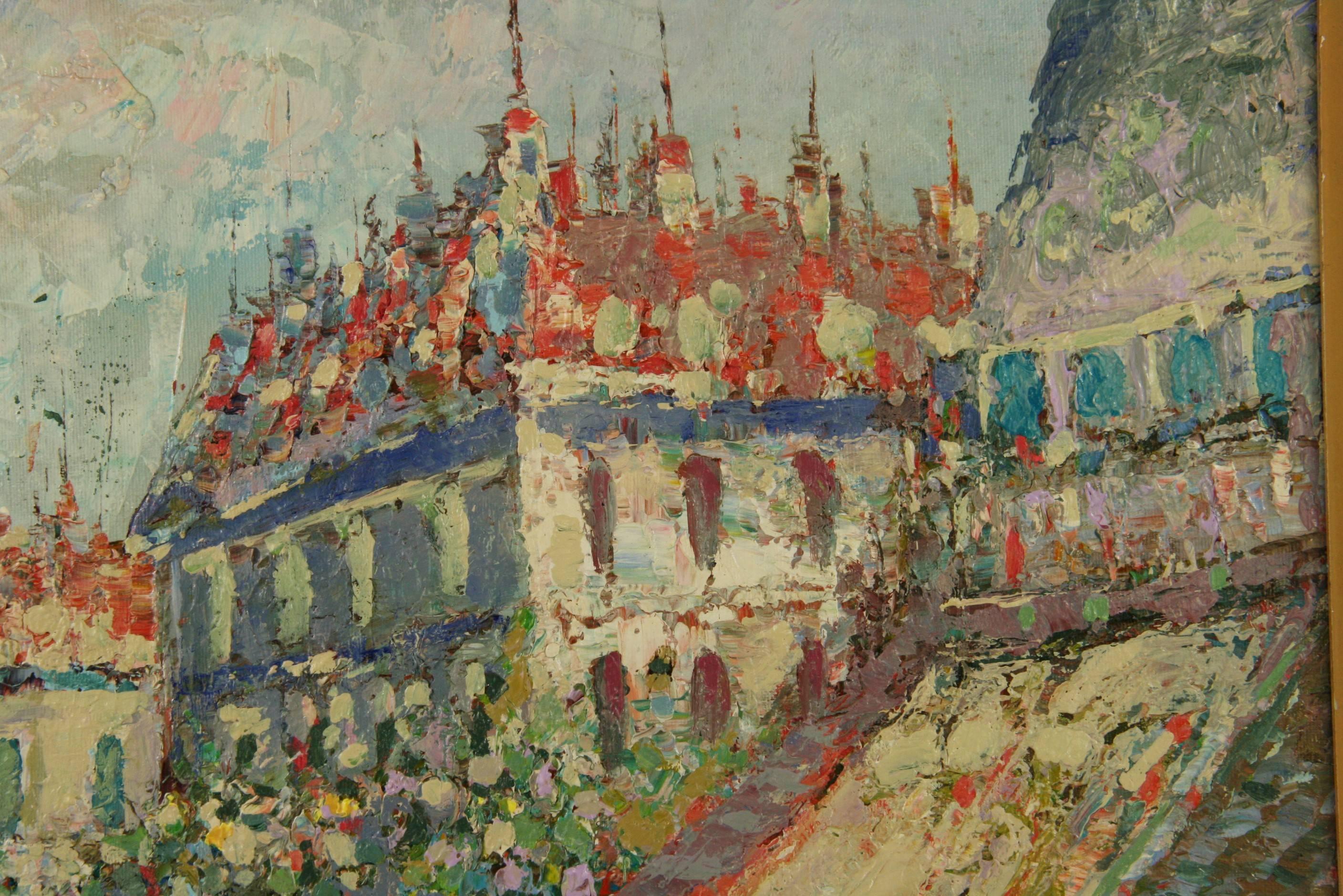 Impressionist Paris  - Painting by Unknown