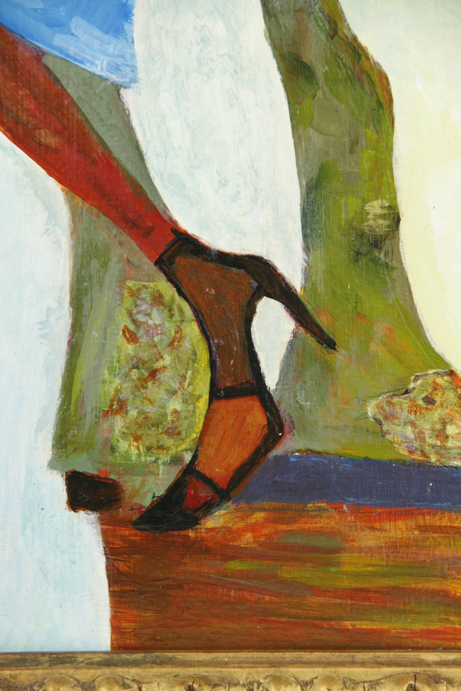 Tango Dance Figurative Abstract Painting 4
