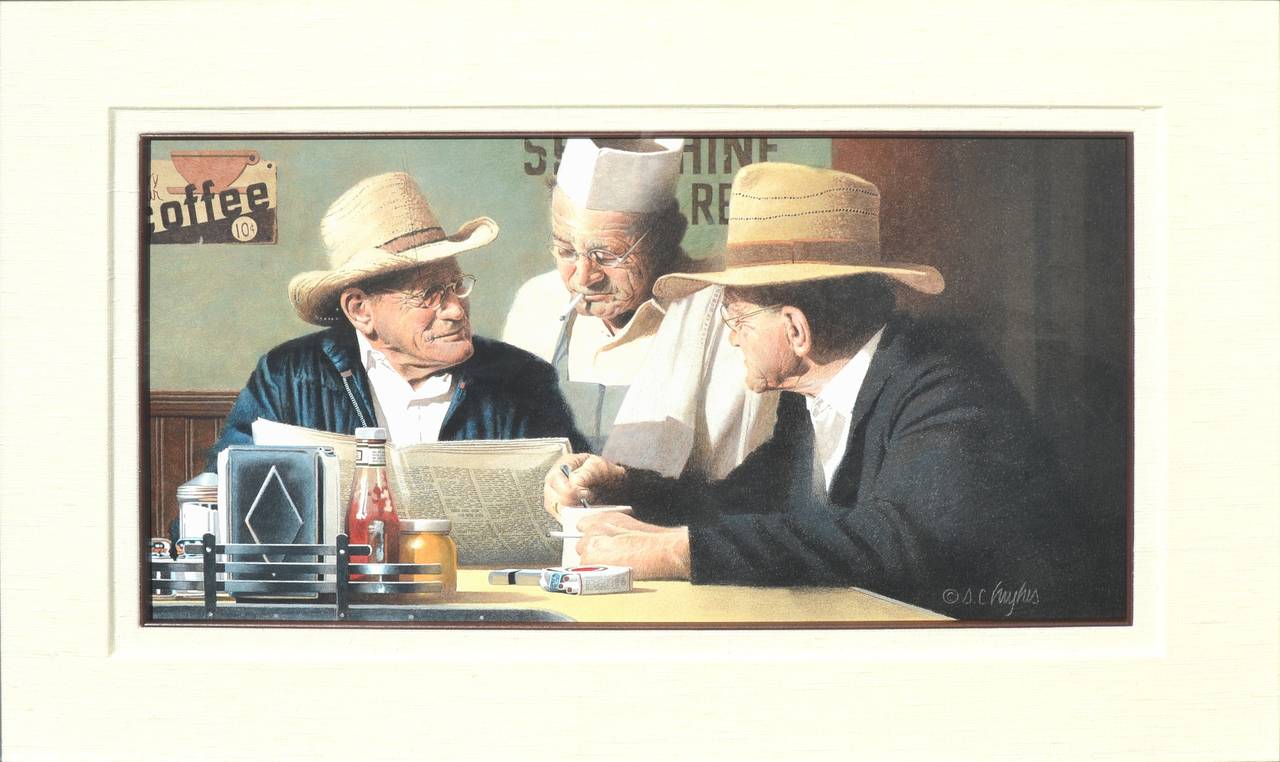 The Friday Group - Painting by Stanley Hughes