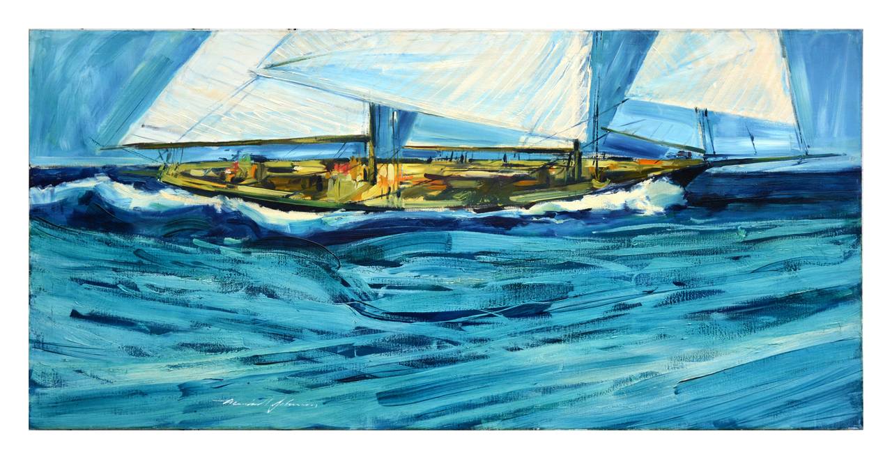 America's Cup - Painting by Marshall Johnson