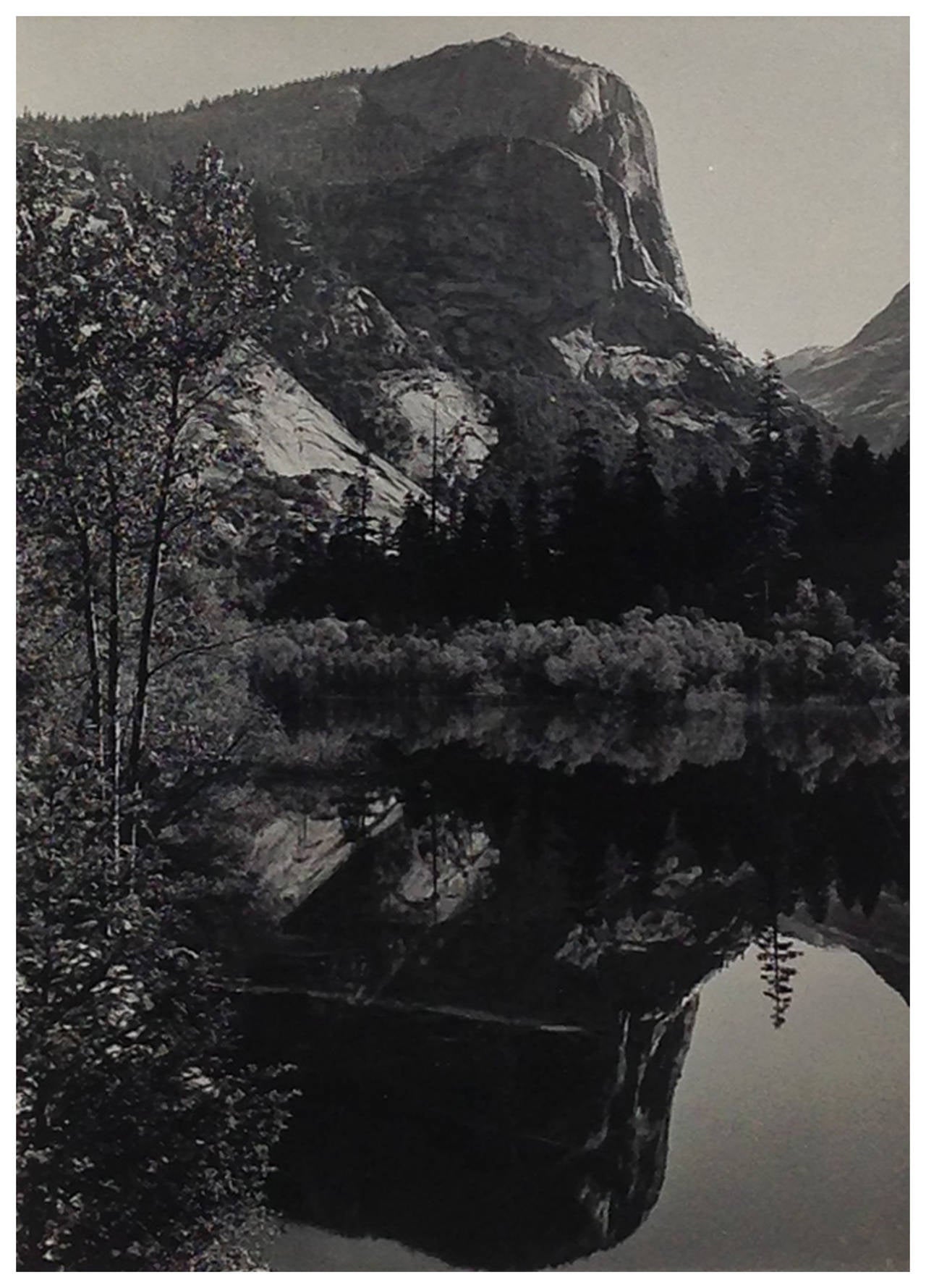 Ansel Adams Black and White Photograph - Mirror Lake, Yosemite