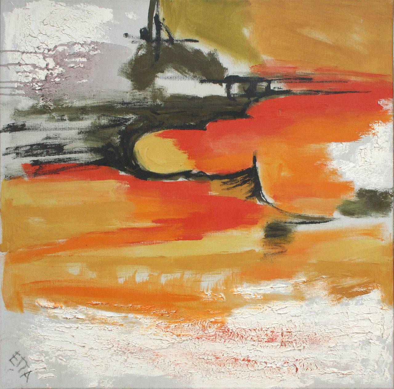 Etta Deikman Abstract Painting - Sausalito
