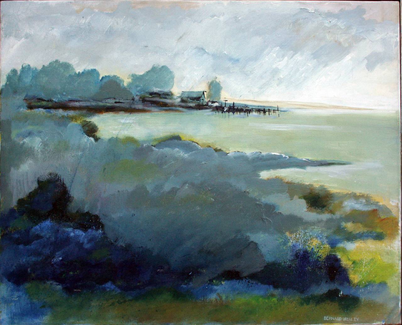 Bernard Healey Landscape Painting - Inverness Summer