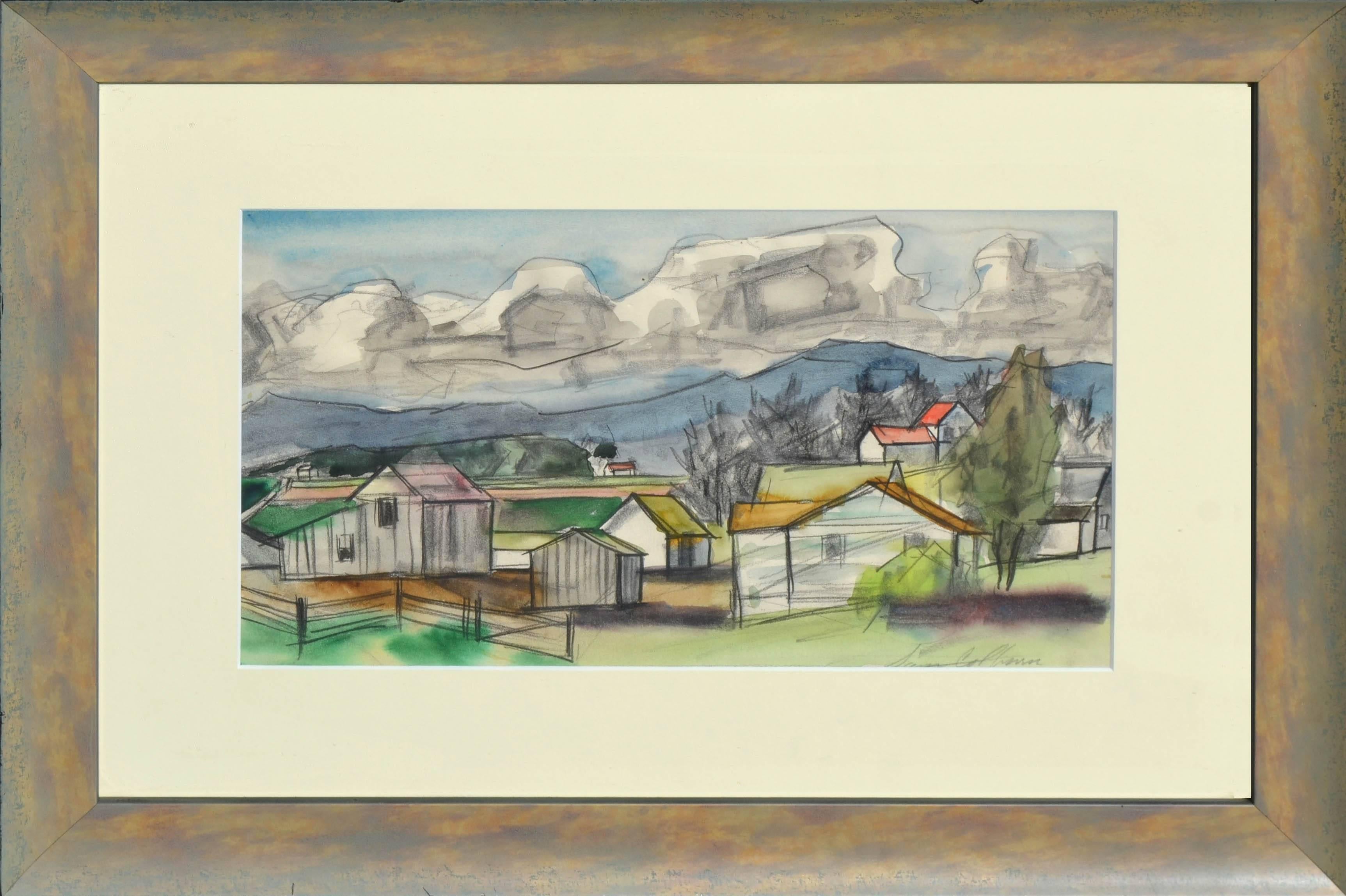 Samuel Bolton Colburn Landscape Painting - Hatton Ranch, California
