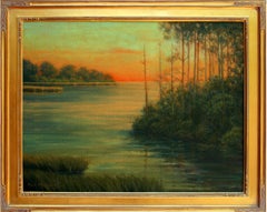 Used California Sunset Landscape - "In The Distance" 