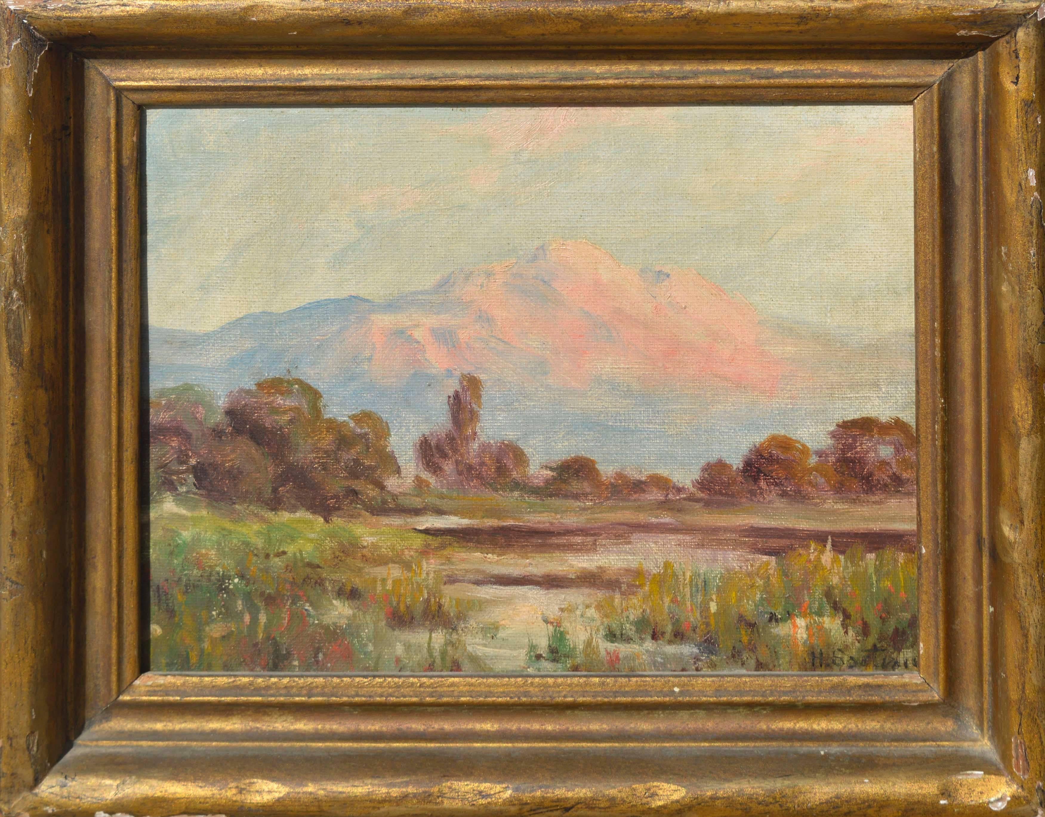 Herbert Sartelle Landscape Painting - Mount Tamalpais California Landscape