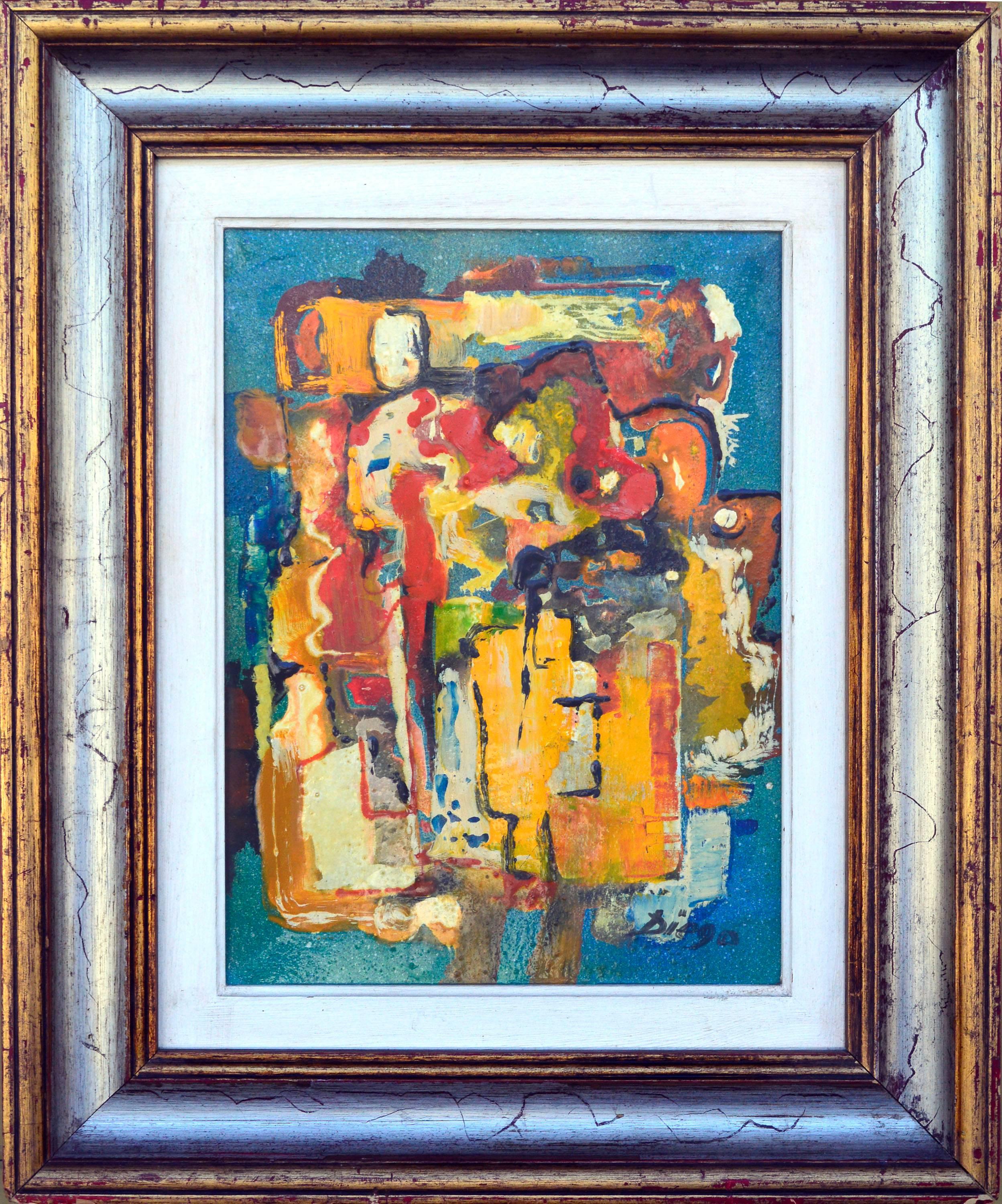 Anthony Diego Voci Abstract Painting - Abstract Composition IX